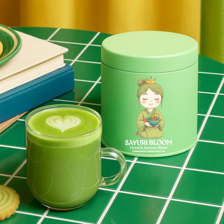 Sayuri Bloom finely ground ceremonial matcha powder